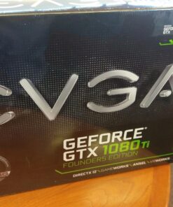 EVGA GeForce GTX 1080 Ti Founders Edition Gaming, 11GB GDDR5X, LED, DX12 OSD Support (PXOC) Graphic Cards 11G-P4-6390-KR Real Boost Clock: 1582 MHz 43 711BQdojN2L