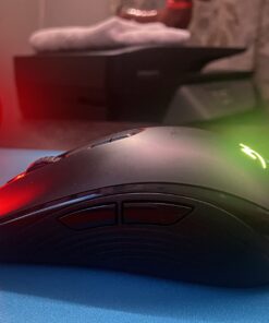 HyperX Pulsefire Core - RGB Gaming Mouse, Software Controlled RGB Light Effects & Macro Customization, Pixart 3327 Sensor up to 6,200DPI, 7 Programmable Buttons, Mouse Weight 87g,Black Black 34 711BXYF2eL