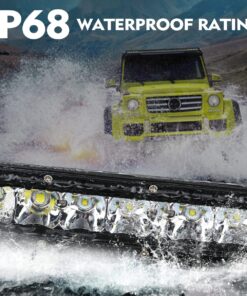 Rigidhorse 32 Inch LED Light Bar Single Row Flood & Spot Beam Combo 30000LM Off Road Driving Light for Pickup SUV ATV UTV Truck Roof Bumper 36 711C3gZKujL