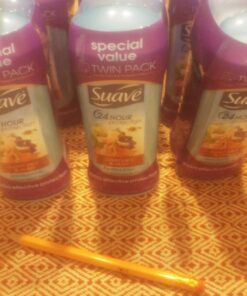 Suave Deodorant Antiperspirant Deodorant Stick 48-hour Odor and Wetness Protection Sweet Pea Violet Deodorant for Women, 2.6 Ounce (Pack of 2) 33 711DSxNN36L