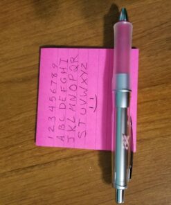 PILOT Dr. Grip Center of Gravity - Breast Cancer Awareness Refillable & Retractable Ballpoint Pen, Medium Point, Pink Barrel, Black Ink, Single Pen (36192) Silver/Pink 24 711EZoHPNAL