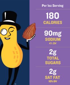 PLANTERS Salted Mixed Nuts, Party Snacks, Plant-Based Protein, 27 Oz Canister 27 Ounce (Pack of 1) 9 711ElB33CL