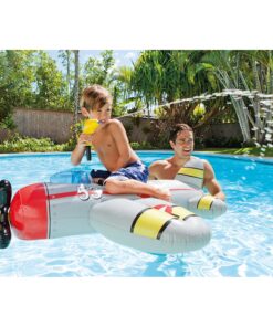 Intex Water Gun Plane Ride-On, 52" x 51", for Ages 3+, 1 Pack (Colors May Vary) 24 711F5FKAFqL