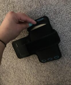 TRIBE Water Resistant Cell Phone Armband Case Running Holder for iPhone Pro Max Plus Mini SE (13/12/11/X/XS/XR/8/7/6/5) Galaxy S Ultra Plus Edge Note (21/20/10/9/8/7/6/5) Adjustable Strap & Key Pocket Black S: iPhone Mini/8/7/6/5/4/3/SE/Galaxy Mini 42 711FACo2sCL