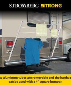 Alternative view of Stromberg Carlson CL-100 48" Long Aluminum Bumper Mount Versatile Clothes Line