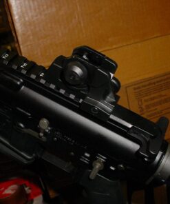 Ozark Armament A2 Rear Sight - Picatinny Iron Sights with All Metal Construction - Two Aperture Sight for Close and Precision Targets - Designed to Mount on a Picatinny Rail 45 711FZ siiQL