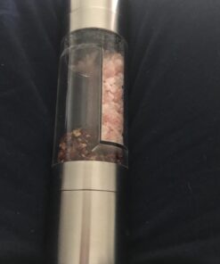 Lifestyle Dynamics The Original SpiceCrafts Salt and Pepper Grinder Set, Stainless Steel with Recipe eBook & Guide, Pure Ceramic Grinders, Dual Mill 54 711Fff0UktL