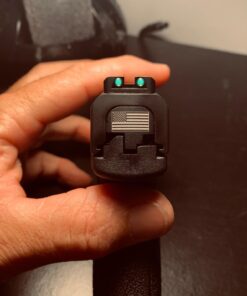 TRUGLO Fiber-Optic Handgun Night Sight | Compact Durable Snag-Resistant High-Visibility Red Front & Green Rear Sight for Handguns Smith & Wesson M&P Set 40 711HKwNdZ5L 2