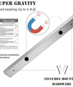 Ouddy Magnetic Knife Holder, 16 Inch Stainless Steel Magnetic Knife Strip, Magnetic Knife Bar Rack Block for Kitchen Utensil Holder, Art Supply Organizer & Tool Holder 25 711JIJ9Nj3L