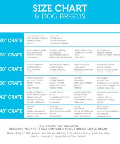 Alternative view of Dog Crates for Extra Large Dogs - XXL Dog Crate 48" Pet Cage Double-Door Best for Big Pets - Wire Metal Kennel Cage & Tray - in-Door Foldable & Portable for Animal Out-Door Travel 48.0"L x 29.0"W x 32.0"H