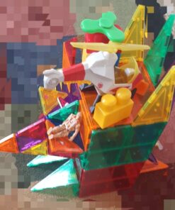 PicassoTiles® PT82 Creativity Set Magnet Building Tiles Clear Color Magnetic 3D Building Block - Creativity Beyond Imagination! Educational, Inspirational, Conventional, Recreational 35 711KG9cM1rL