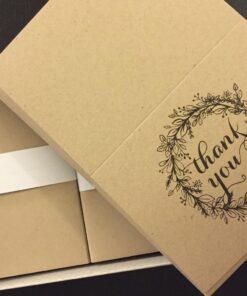 Hortense B. Hewitt 50 Count Krafty Thank You Cards (35206) Rustic Wreath 21 711KR 44DnL