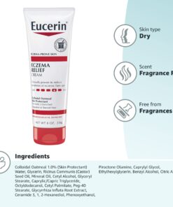 Eucerin Eczema Relief Cream, Full Body Lotion for Eczema-Prone Skin, Moisturizing Eczema Cream, Body Moisturizer, 8 oz. Tube 40 711KpjoUStL