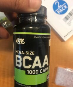 Optimum Nutrition Instantized BCAA Capsules, Keto Friendly Branched Chain Essential Amino Acids, 1000mg, 60 Count Unflavored 60 Count (Pack of 1) 20 711LGDDIR L
