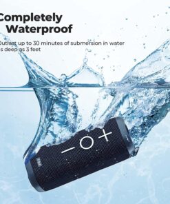 Tribit StormBox Bluetooth Speaker - 24W Portable , 360° Full Surround Sound, Enhanced Bass, Wireless Dual Pairing, IPX7 Waterproof, 20-Hour Playtime, 66ft Bluetooth Range Outdoor Speaker black 27 711LMdQSsfL