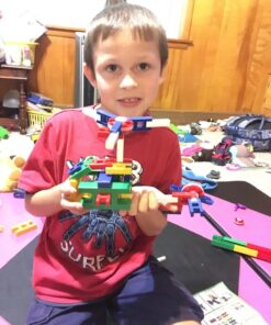 Whirligig STEM Toys for Girls & Boys | Building Blocks for 5 Year Old+ | Creative Construction Educational Engineering Set | 106 Pieces | Best Kids Gift Kit for Ages 5, 6, 7, 8, 9, 10 Yr. 36 711LVW7qLGL