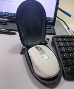 Hermitshell Hard Travel Case for Logitech MX Anywhere 3S Anywhere 3 / Logitech MX Anywhere 2S Anywhere 2 Compact Performance Mouse (Black) Black 31 711Lnfv rIL