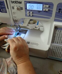Brother Sewing and Quilting Machine, HC1850, 185 Built-in Stitches, LCD Display, 8 Included Sewing Feet 31 711M1EF6JL