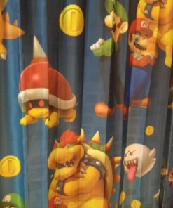 Franco Kids Room Darkening Window Curtain Panel, 42 in x 63 in, Super Mario 30 711MQinrnzL