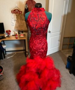 Craft And Party, Red Fabric Tulle Roll 54 Inch by 40 Yards (120 ft) Fabric Tulle Bolt for DIY Tutu Skirt, Wedding and Decoration (Red) 54" x 40 yards 23 711NuV1qE4L