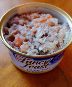 Purina Fancy Feast Wet Cat Food, Flaked Fish & Shrimp Feast - 3 oz. Can 3.00 Ounce (Pack of 24) 33 711O8cKguyL 3
