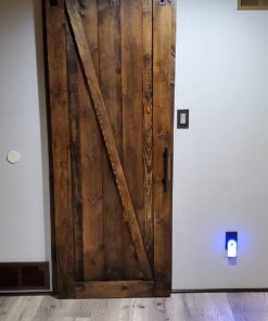 SMARTSTANDARD 6.6 Feet Heavy Duty Sturdy Sliding Barn Door Hardware Kit -Smoothly and Quietly -Easy to Install -Includes Step-by-Step Installation Instruction Fit 40" Wide Door Panel (J Shape Hanger) 32 711OOB34BoL
