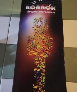 BONAOK Wireless Bluetooth Karaoke Microphone, 3-in-1 Portable Handheld Mic Speaker for All Smartphones,Gifts for Girls Kids Adults All Age Q37(Rose Gold) Rose Gold 50 711OPFS3XPL