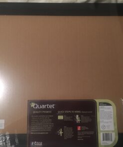 Quartet Whiteboard Calendar & Corkboard, Magnetic, White Board & Cork Bulletin Board Combo, 17" x 23", Wood Finish Frame (22476) 1 Board 47 711OkfZeB0L