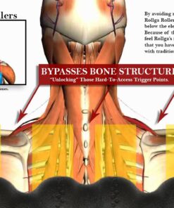 Rollga PRO - The BETTER Foam Roller for Flexibility, Muscle Recovery, Back & Neck Massage, & Exercise (Black) Black 23 711P22XHdTL