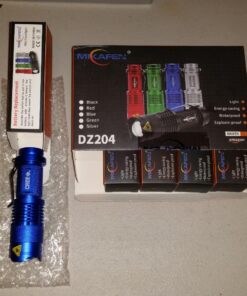 MIKAFEN 5Pack Flashlights Mini Led Flashlight 300lm 3 Modes (Light - Low Light - Strobe) Adjustable Focus Zoomable Flashlight 5 Colors 24 711PAVl60lL