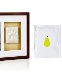 Alternative view of Pearhead Dog Or Cat Paw Prints Pet Wall Frame With Clay Imprint Kit, Pet Sentiment Keepsake Frame, Pet Memorial Picture Frame, Espresso 4 x 6"