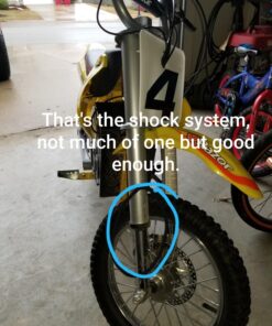 Razor MX650 Dirt Rocket Off-Road Motocross Bike – 36V Electric Ride-On, Up to 17 mph, Dual Suspension, Hand-Operated Dual Brakes, Twist Grip Throttle, Authentic Bike Geometry 33 711PSXRiSsL