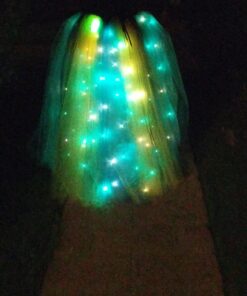 buways Fairy Lights,2-Pack Battery Operated Waterproof Multicolor 50 LED Fairy String Lights,16.4ft Silver Wire Light with Remote Control for Christmas Parties,Garden and Home Decoration 50LED-2PACK 35 711PX24JW7L