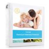 Linenspa Waterproof Smooth Top Premium Queen Mattress Protector, Breathable & Hypoallergenic Queen Mattress Covers - Packaging may vary, White 10 711Pb2YLNNL