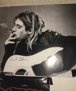 Alternative view of GB eye Kurt Cobain Smoking Poster