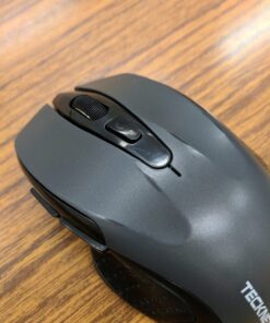 TECKNET Bluetooth Mouse, Wireless Mouse with 6 Buttons, 5 Adjustable DPI Levels, 24 Month Battery Life, Ergonomic Computer Mouse for Laptop, Computer, Mac, PC, Windows, Chromebook, Notebook Grey 84 711QgmkK90L