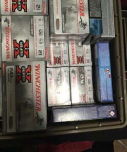 MTM ACR8-72 Ammo Crate Utility Box | Ammo, Survival or Hunting Gear Storage | O-Ring Seal for Water Resistant Dry Storage | Double Padlock tapped for Security | Carries 85lbs of Gear | Dark Earth 52 711R1TccaQL