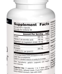 Source Naturals Activated Quercetin - Plant-Derived Bioflavonoid Complex - Seasonal & Immune Defense - 200 Capsules 200 Count (Pack of 1) 6 711ROTiz7rL