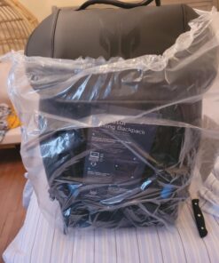 Acer Predator Utility Gaming Backpack, Water Resistant and Tear Proof Travel Backpack Fits and Protects Up to 17.3" Predator Gaming Laptop, Black with Teal Accents 17" Utility Backpack 27 711RPrP dcL