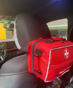 Surviveware Comprehensive Premium First Aid Kit Emergency Medical Kit for Trucks, Cars, Camping, Office and Sports and Outdoor Emergencies - Large 200 Piece Set Regular 43 711RnthU9L