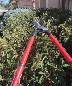 TABOR TOOLS B212A Telescopic Hedge Shears with Wavy Blade and Extendable Steel Handles. Extendable Manual Hedge Clippers for Trimming Borders, Boxwood, and Tall Bushes. B212A Extendable Hedge Shears 33 711U2tPyk2L