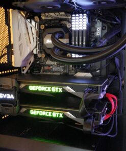 Corsair CORSAIR Crystal 570X RGB Mid-Tower Case, 3 RGB Fans, Tempered Glass - Mirror Black (CC-9011126-WW) 88 711UkfhtVxL