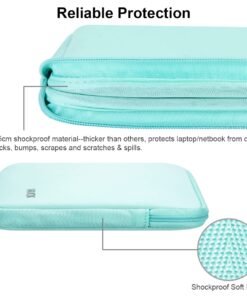ARVOK 11 11.6 12 Inch Laptop Sleeve Multi-Color & Size Choices Case/Water-Resistant Neoprene Notebook Computer Pocket Tablet Briefcase Carrying Bag/Pouch Skin Cover for HP/Dell/Lenovo/Asus/Acer 11.6 inch Light Green 19 711UpcL4pL