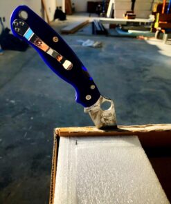 Spyderco Para Military 2 Signature Midnight Blue Knife with 3.42" CPM S110V Steel Blade and Durable G-10 Handle - PlainEdge - C81GPDBL2 53 711VeaCPX1L