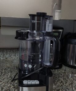 Hamilton Beach Stack & Snap Food Processor and Vegetable Chopper, BPA Free, Stainless Steel Blades, 12 Cup Bowl, 2-Speed 450 Watt Motor, Black (70725A) 47 711WalSU1QL