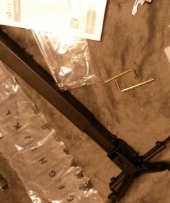 WALI Universal Projector Mount, Projector Ceiling Mount with 25.6'' Extendable Arms, Projector Mounting for Ceiling Adjustable Height Holds up to 44 lbs Projector Holder/Hanger (PM-001-B), Black 18 711WuPb gzL