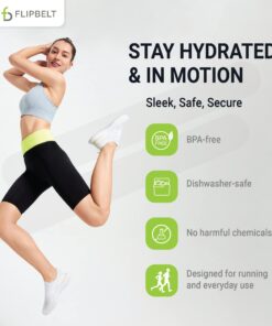 FlipBelt Portable Lightweight Running Water Bottle Arc 6 oz 14 711X7KXFyL
