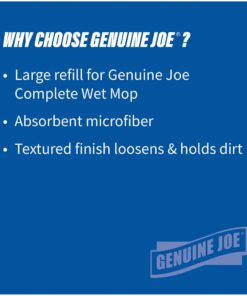 Genuine Joe - GJO47540 Microfiber Wet Mophead Refill 9 711XAEk63lL