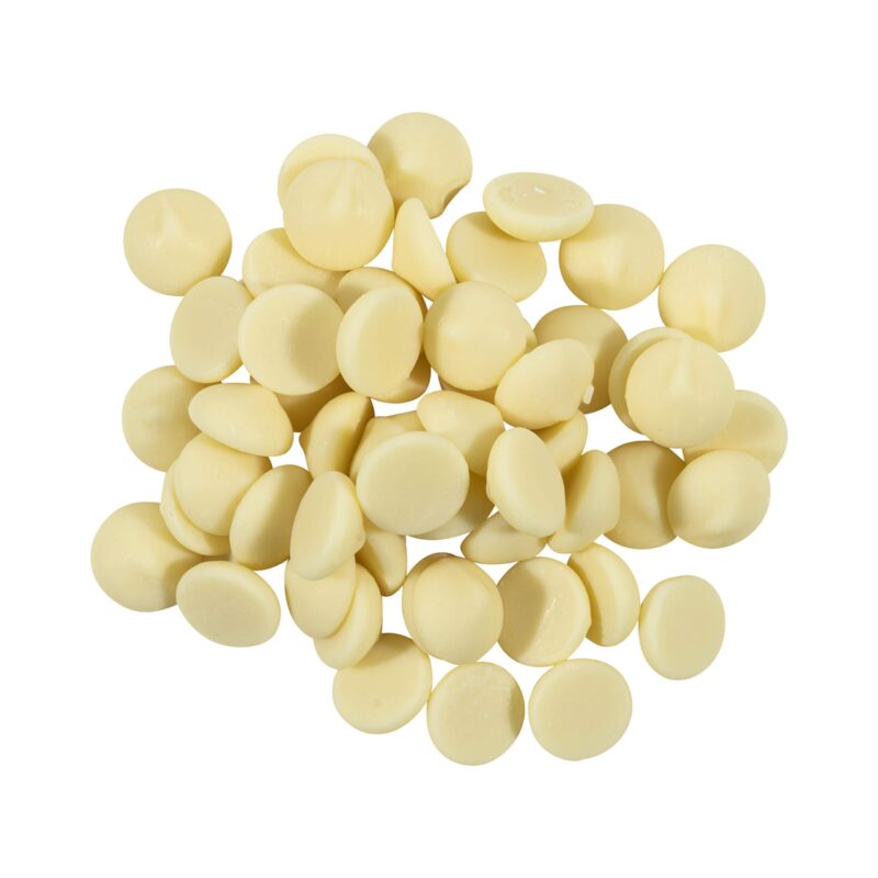 OliveNation Callebaut 25% White Chocolate Callets 1 lb