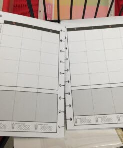 me & my BIG ideas 4 Month Fitness Extension - The Happy Planner Scrapbooking Supplies - Pre-Punched Pages - Food & Exercise Logs - Inspirational Dividers & Stickers To Stay on Track - Classic Size 45 711XpoDU6BL